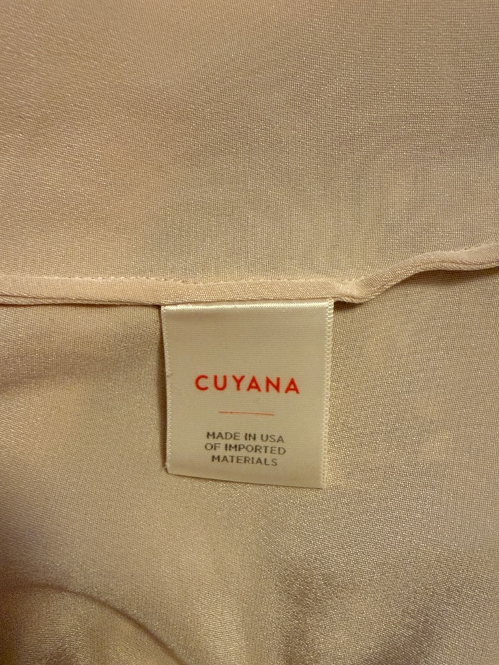 Cuyana Blush Scoop Neck Silk Tank - Picture 3 of 7